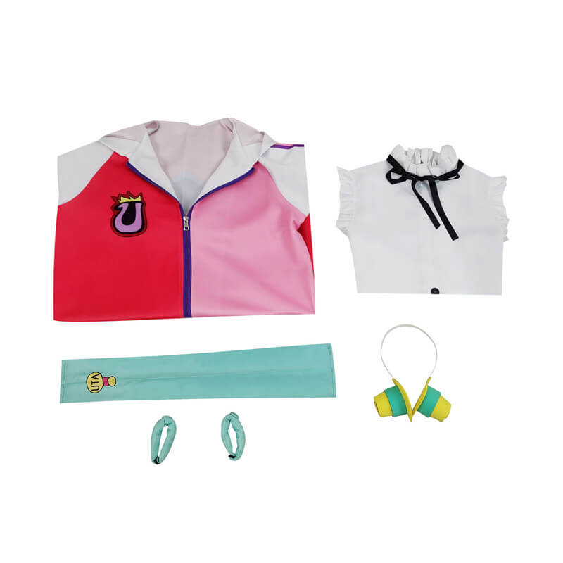 One Piece Red Diva UTA Cosplay Costume 2022 New Anime Outift Halloween Headset Props - Image 7