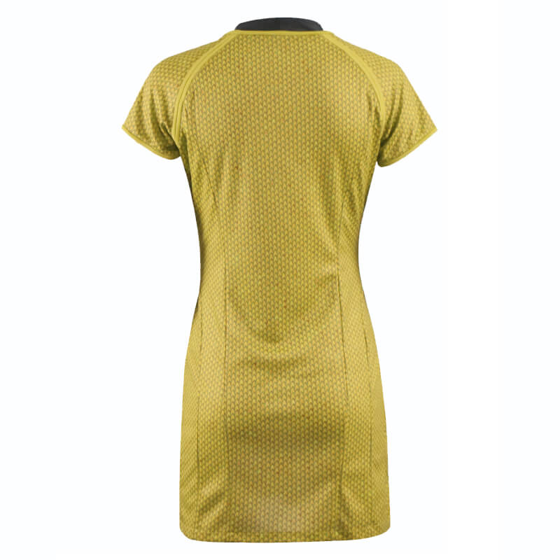 Star Trek Into Darkness Fleet Uhura Yellow Uniform Dress Cosplay Costume - Image 5
