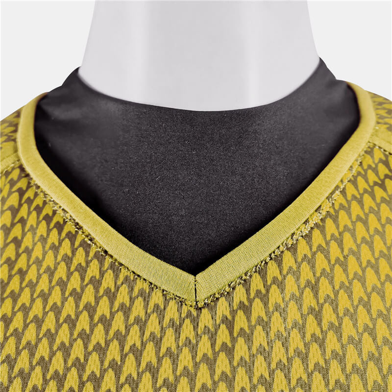 Star Trek Into Darkness Fleet Uhura Yellow Uniform Dress Cosplay Costume - Image 6