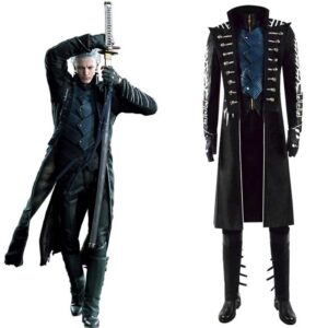 Devil May Cry 5 DMC 5 Vergil Cosplay Outfit Game Costume