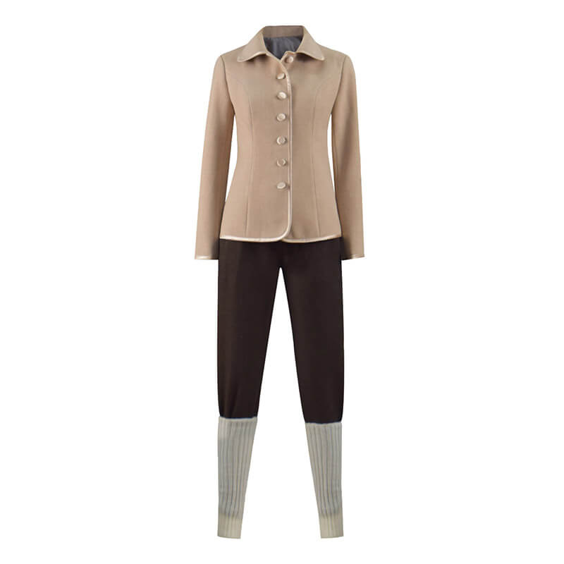 Doctor Who Companion Victoria Waterfield Coat The Abominable Snowman Cosplay Costumes - Image 2