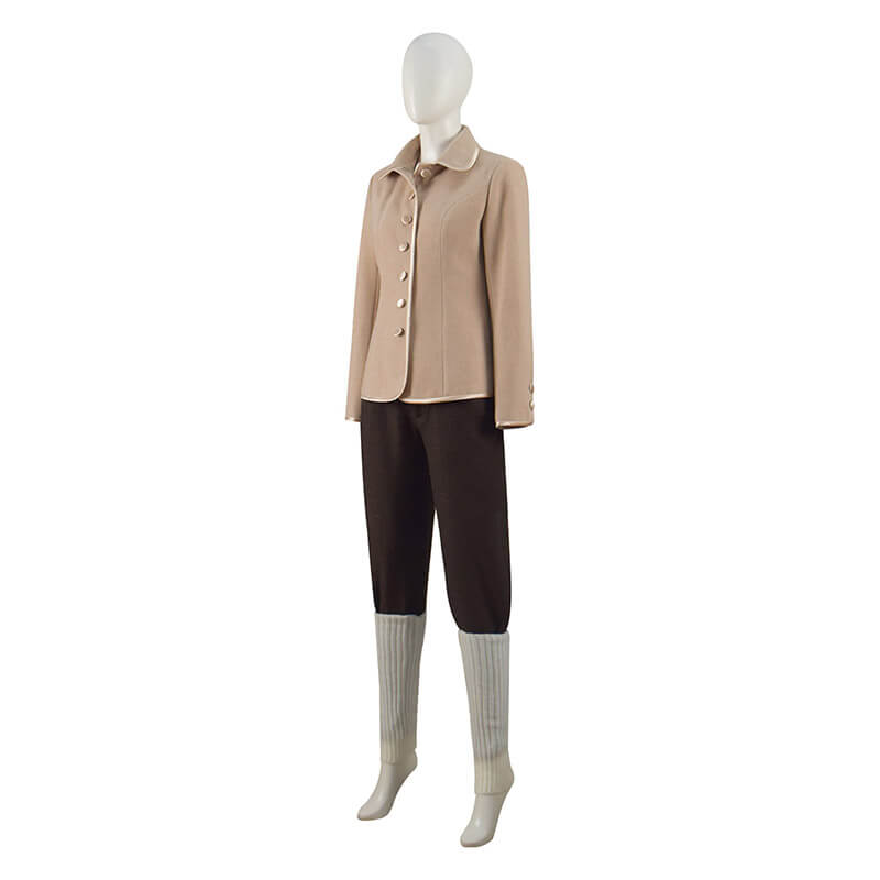 Doctor Who Companion Victoria Waterfield Coat The Abominable Snowman Cosplay Costumes - Image 3