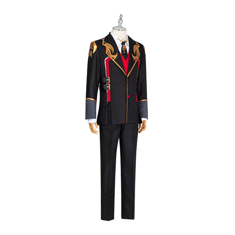 Virtual YouTuber Kyouka Cosplay Costume Anime Black Uniform Halloween 2022 Suit - Image 3