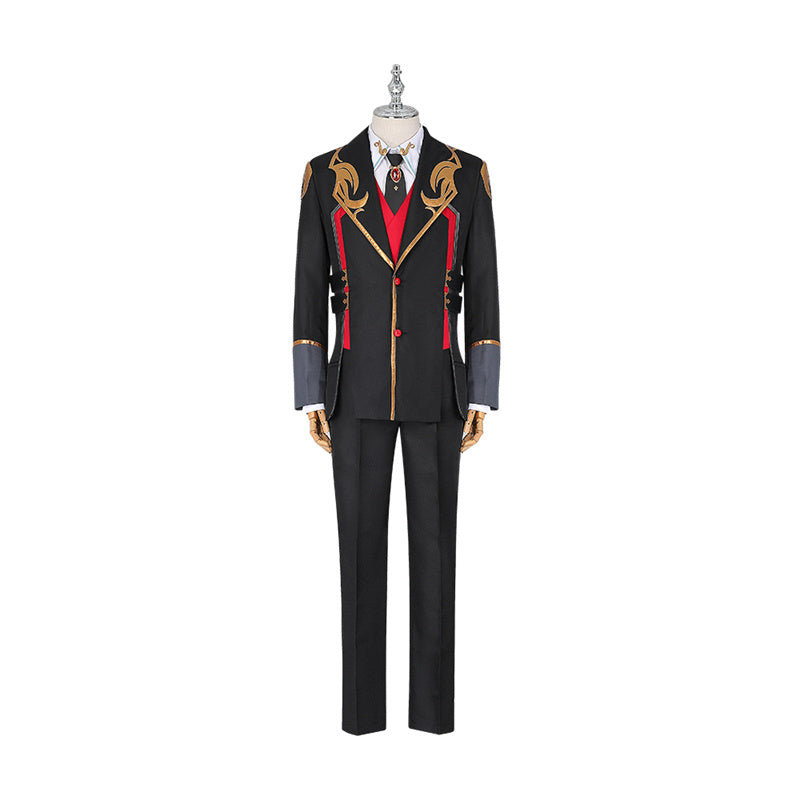 Virtual YouTuber Kyouka Cosplay Costume Anime Black Uniform Halloween 2022 Suit - Image 7