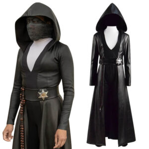 Watchmen Season 1 Angela Abar Cosplay Costume Men Black Halloween Outfit