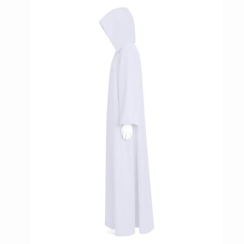 White Wizard Cloak Shadow Wizard Money Gang White Robe Halloween Costume - Image 4