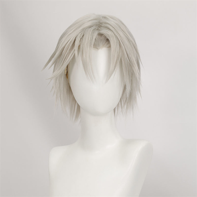 Young Sephiroth Cosplay Costume FF7EC Sephiroth Lethal Style Green Suit Leather Armor Version - Image 11