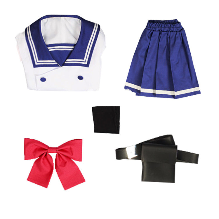 High Rise Invasion Cosplay Yuri Honjou School Uniform Anime Costume - Image 4