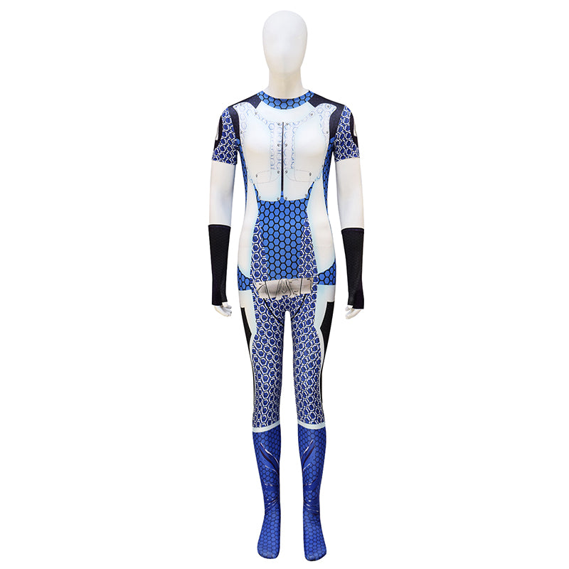 The Boys A-Train Cosplay Costume Adult A-train Blue Jumpsuit Halloween Suit - Image 2