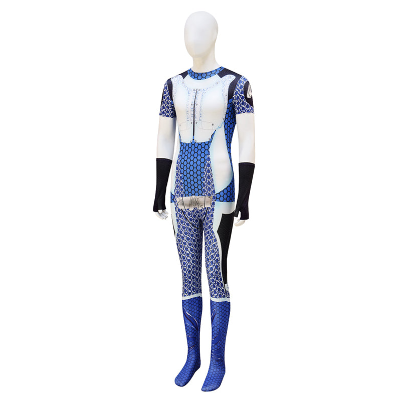 The Boys A-Train Cosplay Costume Adult A-train Blue Jumpsuit Halloween Suit - Image 3