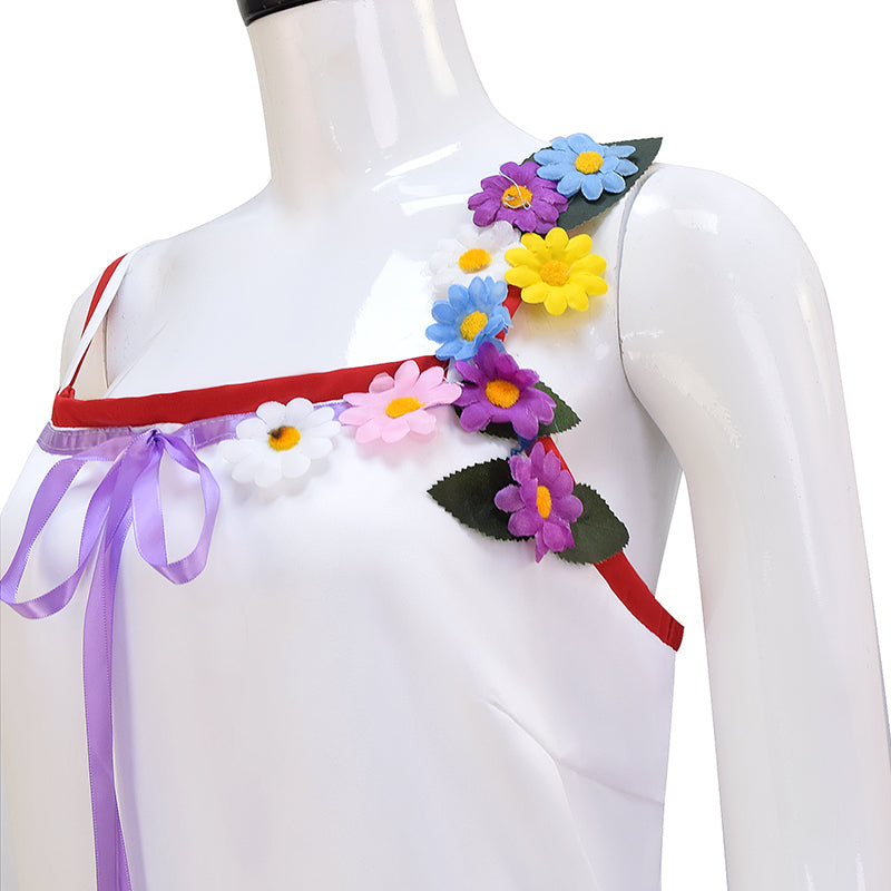 Aerith Gainsborough Blue Dress Crisis Core Final Fantasy VII Renuion Aerith Cosplay Costume - Image 9