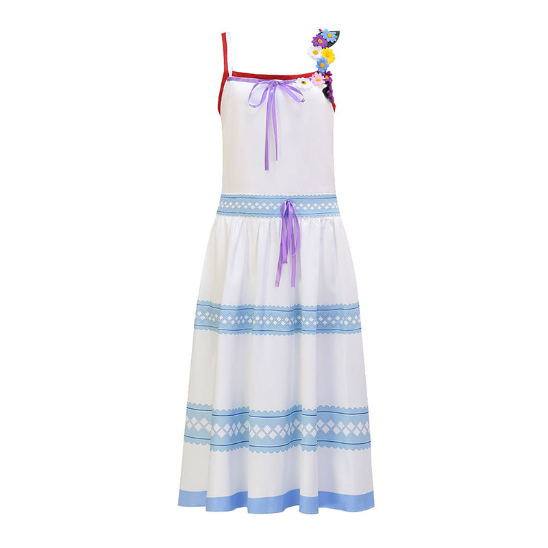 Aerith Gainsborough Blue Dress Crisis Core Final Fantasy VII Renuion Aerith Cosplay Costume - Image 2