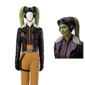 Ahsoka 2023 Hera Syndulla Leather Jacket Cosplay Outfit