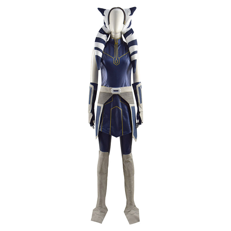 Ahsoka Tano Cosplay Costume Star Wars Clone Wars Season 7 Women Girls Outfit - Image 2