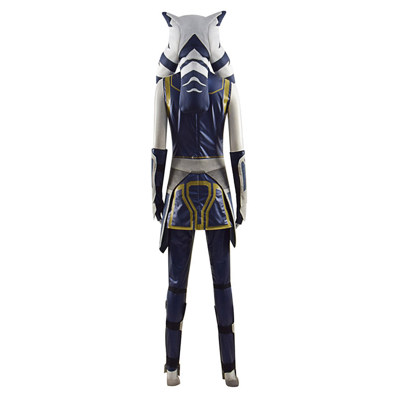 Ahsoka Tano Cosplay Costume Star Wars Clone Wars Season 7 Women Girls Outfit - Image 5