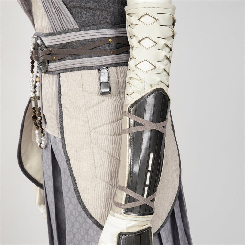 Ahsoka White Suit Star Wars Ahsoka Season 1 Cosplay Costume Headwear Cloak Full Set - Image 19