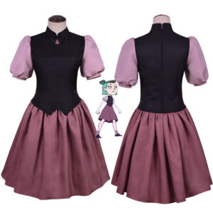 The Owl House Amity Blight Cosplay Costume Dress Halloween Carnival Suit