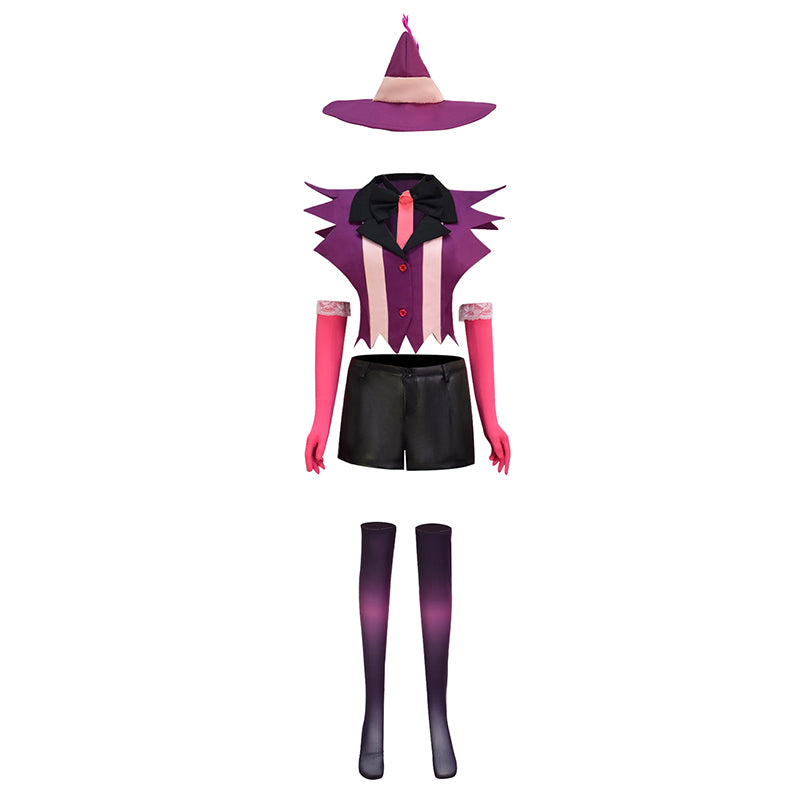 Anger Dust Cosplay Costume Hazbin Hotel Uniform Pendant Hat Halloween Party Suit - Image 2