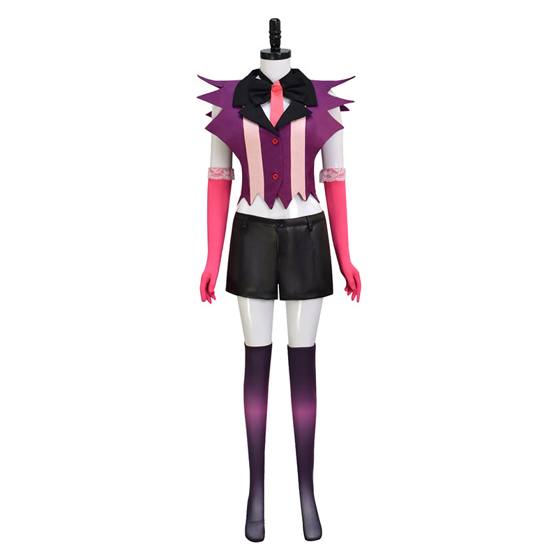 Anger Dust Cosplay Costume Hazbin Hotel Uniform Pendant Hat Halloween Party Suit - Image 4