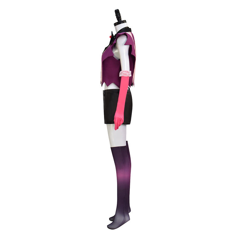 Anger Dust Cosplay Costume Hazbin Hotel Uniform Pendant Hat Halloween Party Suit - Image 5