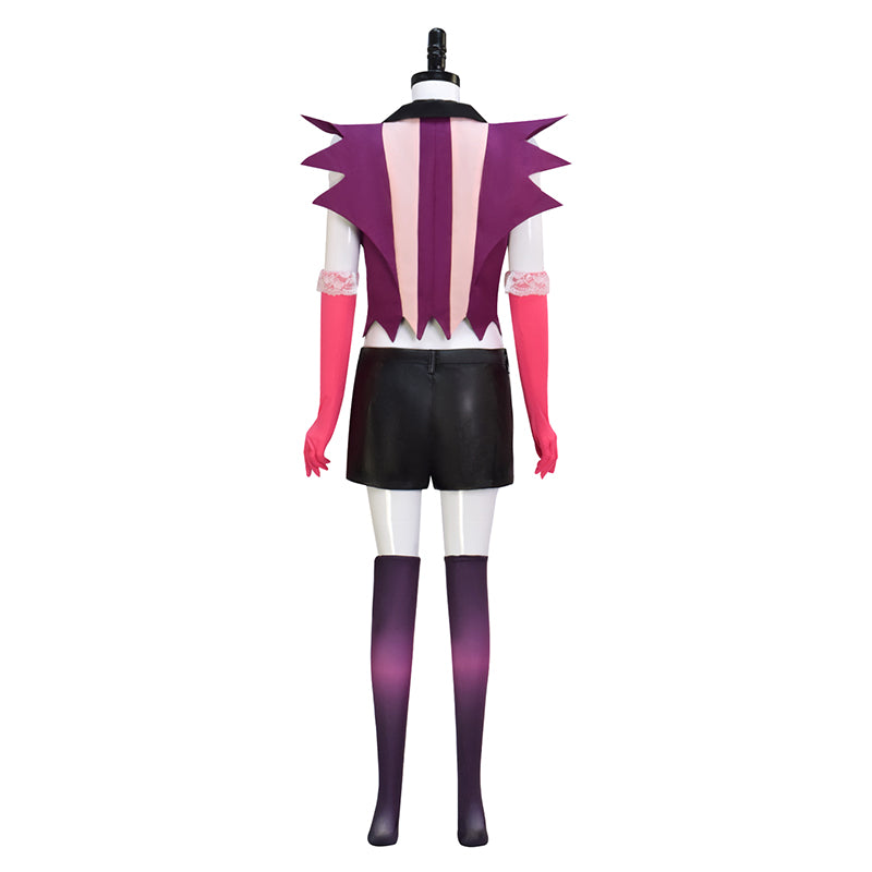 Anger Dust Cosplay Costume Hazbin Hotel Uniform Pendant Hat Halloween Party Suit - Image 6