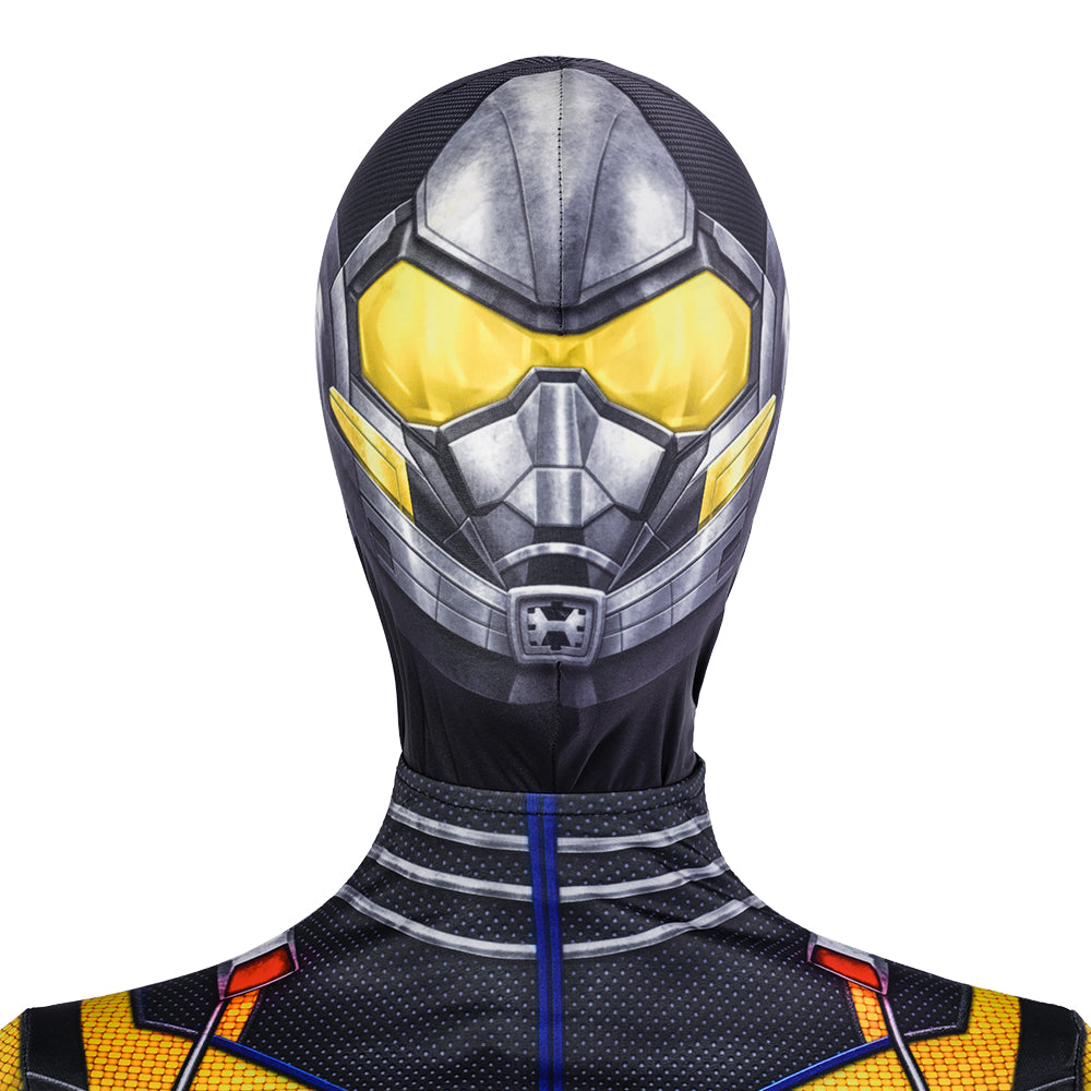 Antman Wasp Hope van Dyne Cosplay Costume Ant-Man 3 Supergirl Yellow Jumpsuit - Image 6