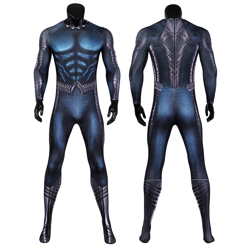 Aquaman 2 Costume Arthur Curry Cosplay Superhero Jumpsuit Halloween Suit - Image 2