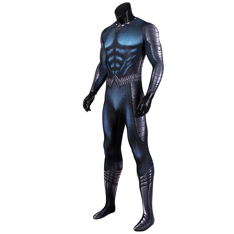 Aquaman 2 Costume Arthur Curry Cosplay Superhero Jumpsuit Halloween Suit - Image 3