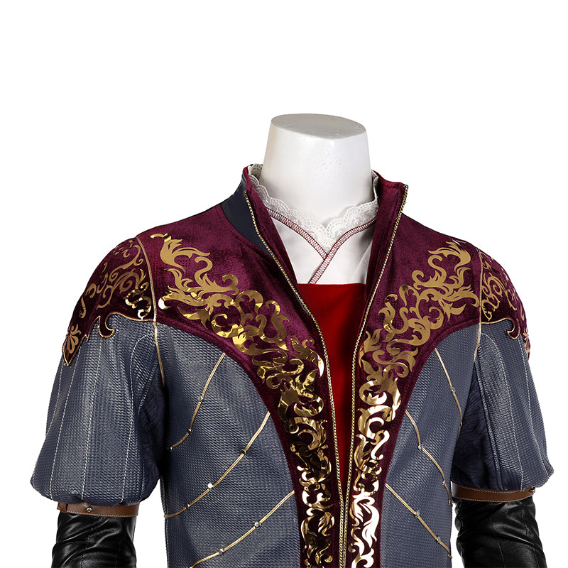 Bg3 Astarion Cosplay Game Baldurs Gate 3 Costume Halloween Carnival Suit - Image 10