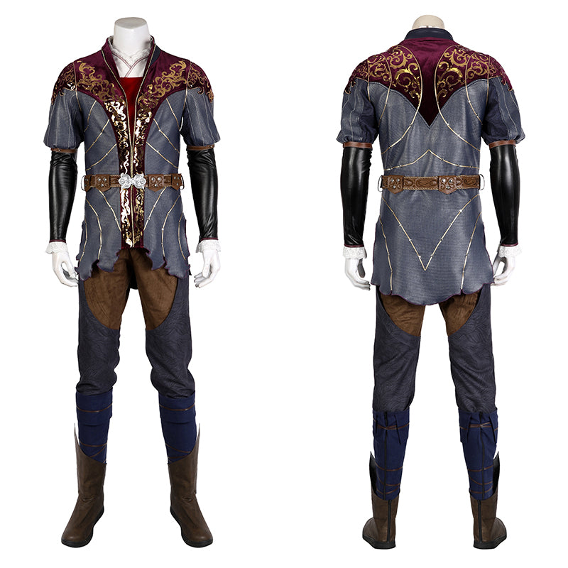 Bg3 Astarion Cosplay Game Baldurs Gate 3 Costume Halloween Carnival Suit - Image 2