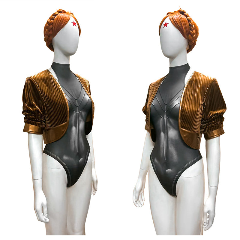Atomic Heart The Twins Cosplay Costume Ballet Dancer Robot Twins Swimsuit Full Set - Image 3