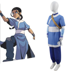 Avatar: The Last Airbender Kids Costume Katara Cosplay Halloween Carnival Suit