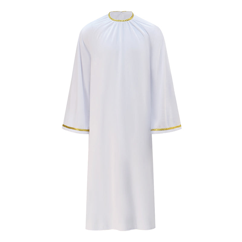 Aziraphale Crowly Cosplay Good Omens Aziraphale Angel Robe Costume Halloween Suit - Image 2
