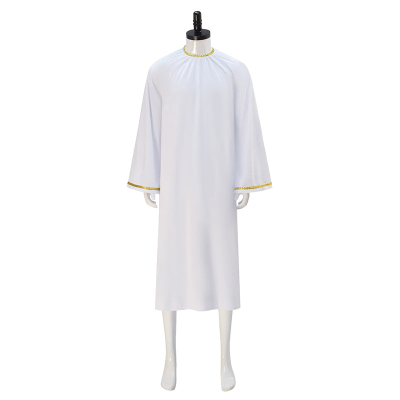 Aziraphale Crowly Cosplay Good Omens Aziraphale Angel Robe Costume Halloween Suit - Image 3