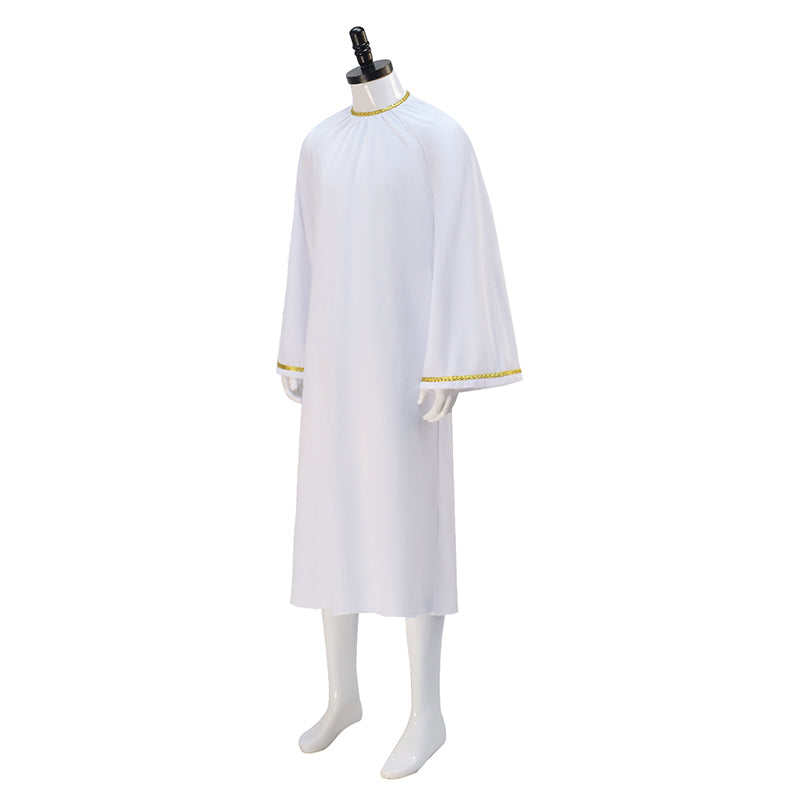Aziraphale Crowly Cosplay Good Omens Aziraphale Angel Robe Costume Halloween Suit - Image 4