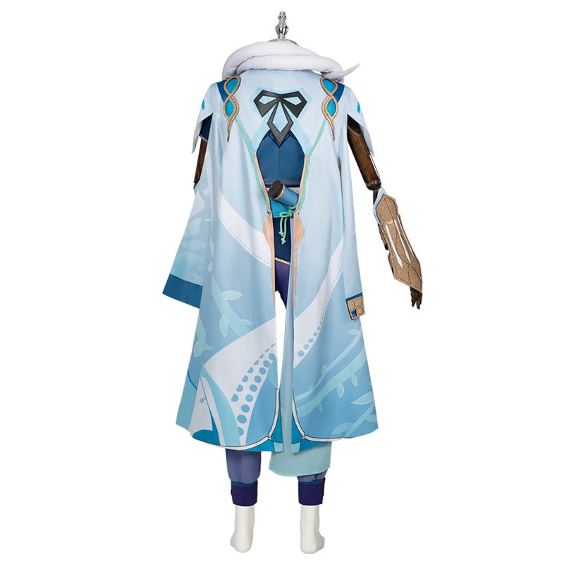 Genshin Impact Baizhu Cosplay Costume Game Genshin Man Uniform Halloween Party Suit - Image 5