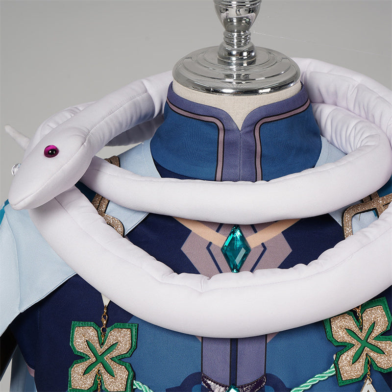 Genshin Impact Baizhu Cosplay Costume Game Genshin Man Uniform Halloween Party Suit - Image 8