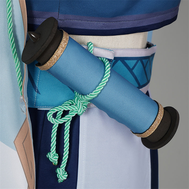 Genshin Impact Baizhu Cosplay Costume Game Genshin Man Uniform Halloween Party Suit - Image 14