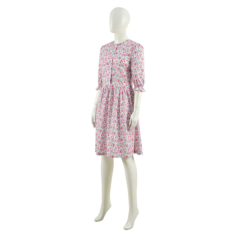 Beetlejuice Barbara Cosplay Costume Barbara Maitland Floral Dress - Image 3