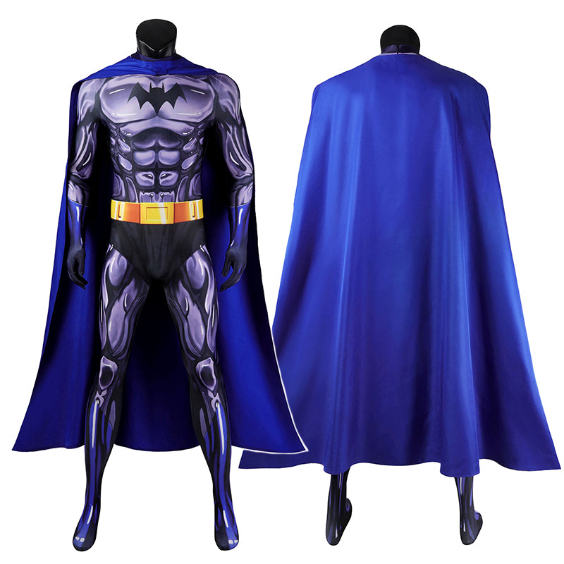 The New Batman Adventures Season 1 Cosplay Costume Superhero Batman Jumpsuit Cape - Image 2