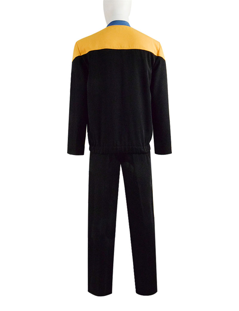 Star Trek Voyager Star Fleet Cosplay B'Elanna Torres Costume Yellow Jacket Uniform - Image 5