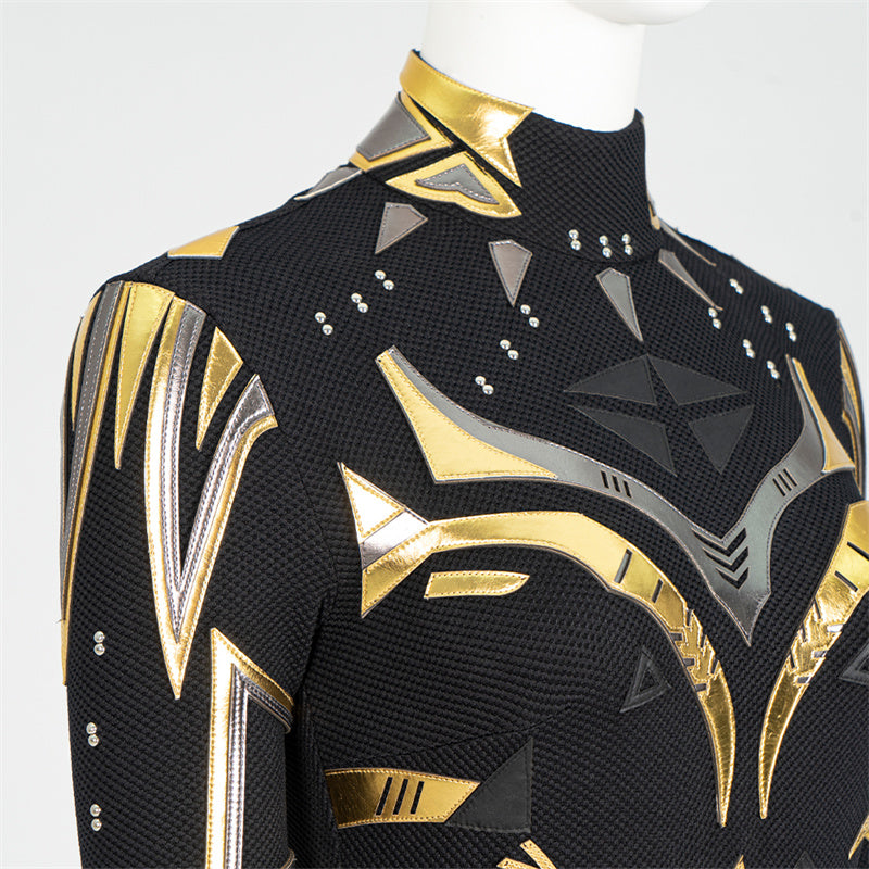 Black Panther 2 Shuri Cosplay Costume Shuri Battle Suit Supergirl Black Jumpsuit Halloween Outfit - Image 10