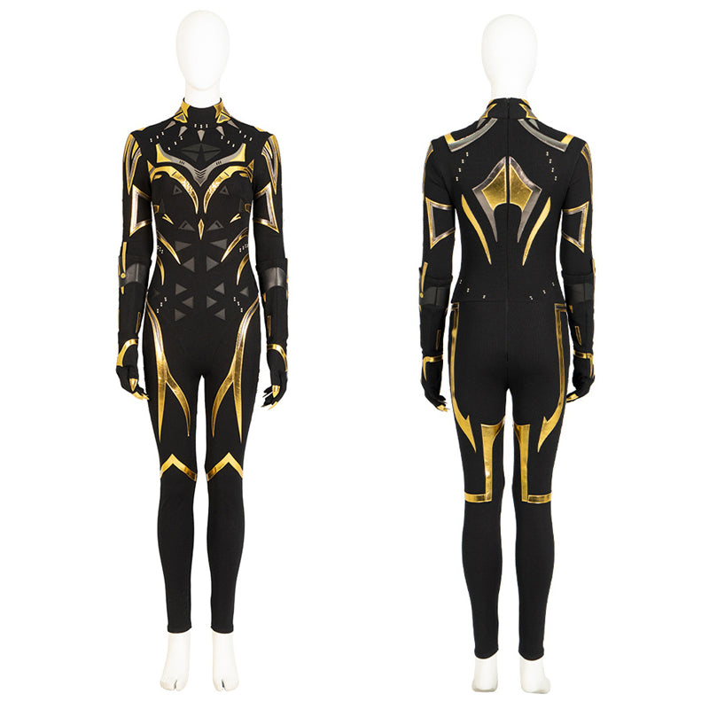 Black Panther 2 Shuri Cosplay Costume Shuri Battle Suit Supergirl Black Jumpsuit Halloween Outfit - Image 6