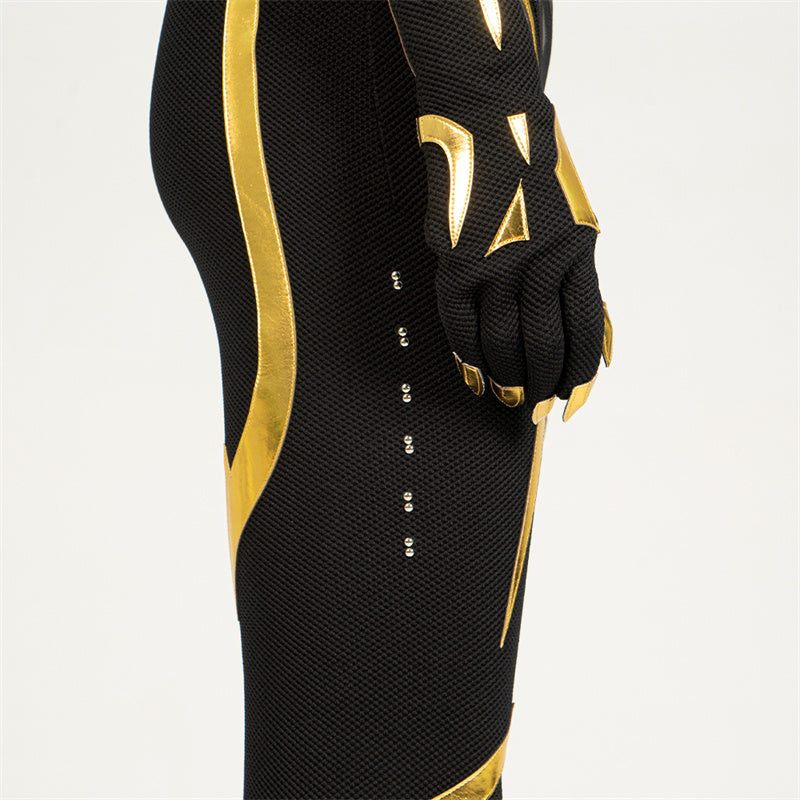 Black Panther 2 Shuri Cosplay Costume Shuri Battle Suit Supergirl Black Jumpsuit Halloween Outfit - Image 11