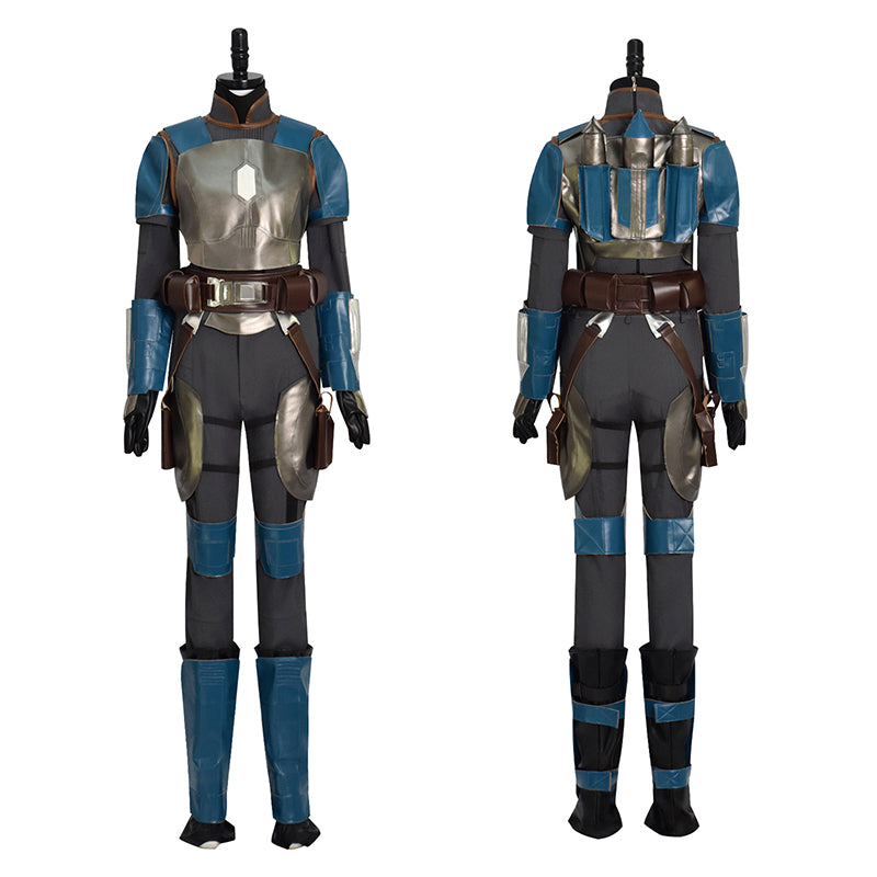 The Mandalorian 3 Cosplay Bo-Katan Kryze Costume Femme Uniform With Helmet - Image 2