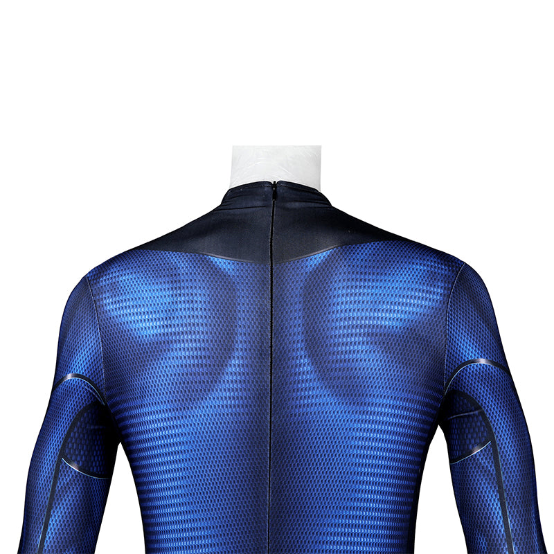Bombastic Bag-Man Cosplay Suit Spiderman PS5 Costumes Halloween Blue Jumpsuit - Image 11