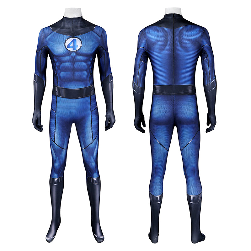 Bombastic Bag-Man Cosplay Suit Spiderman PS5 Costumes Halloween Blue Jumpsuit - Image 5