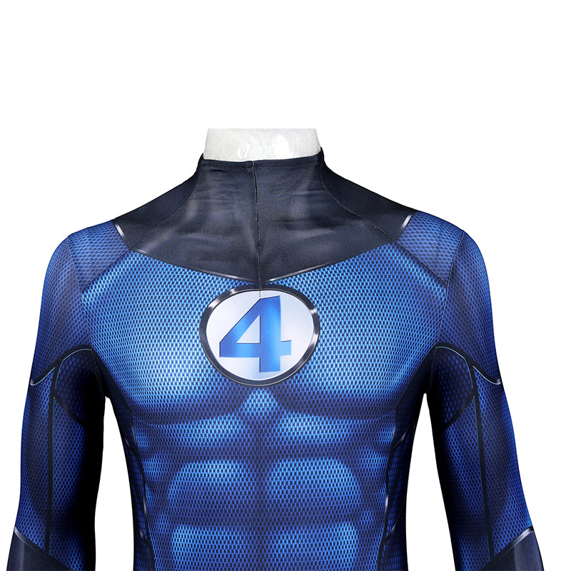 Bombastic Bag-Man Cosplay Suit Spiderman PS5 Costumes Halloween Blue Jumpsuit - Image 6