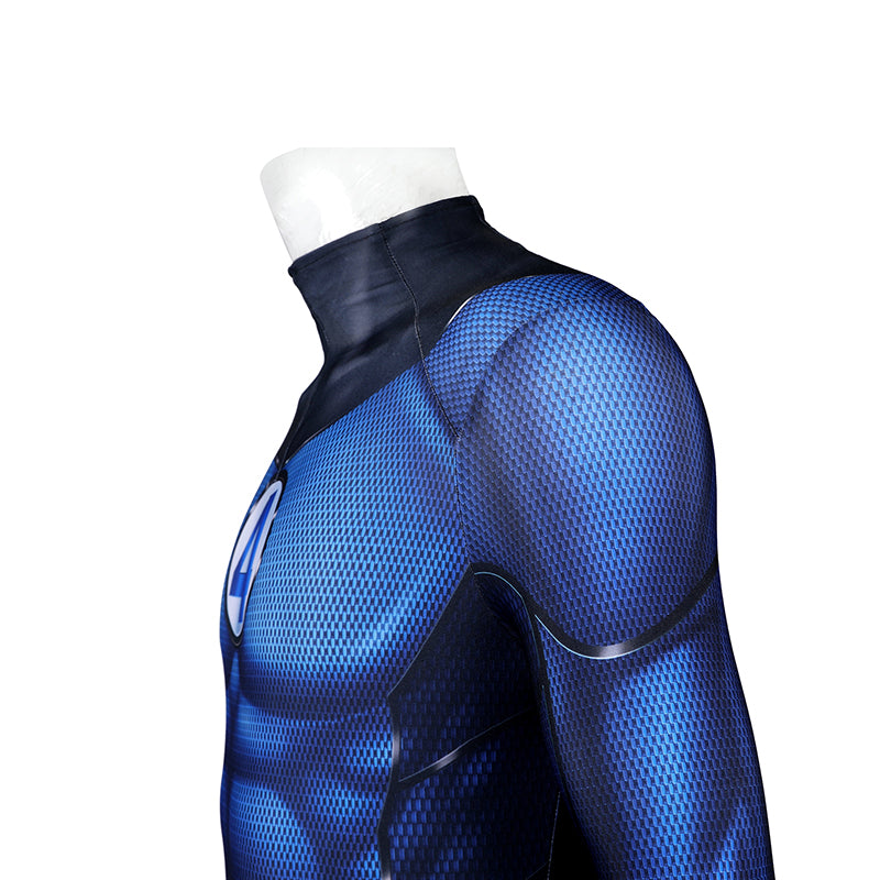 Bombastic Bag-Man Cosplay Suit Spiderman PS5 Costumes Halloween Blue Jumpsuit - Image 9