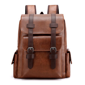 YUFAN Brown BackPack Office Daily Outfits Briefcases Adults Bag